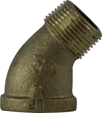 44208LF by Midland | Lead Free | 2" Male Pipe x 2" Female Pipe Fitting | 45° Street Elbow | Bronze