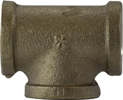 44257LF by Midland | Lead Free Fitting | 1-1/2" Female Pipe x 1-1/2" Female Pipe x 1-1/2" Female Pipe | Tee | Bronze