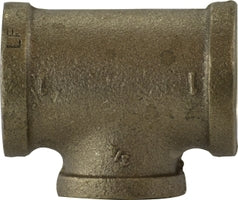 44297LF by Midland | Lead Free Reducing Fitting | 1" Female Pipe x 3/4" Female Pipe x 1" Female Pipe | Tee | Bronze
