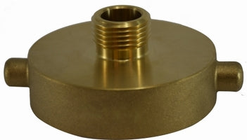 444006 by Midland | Fire Hose Fitting | Hydrant | 2-1/2" Female NST x 1-1/2" Male NST- Brass