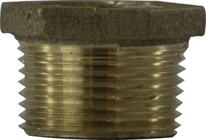 44523LF by Midland | Lead Free Hex Bushing | 1-1/2" Female Pipe x 1" Male Pipe | Bronze