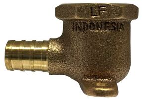 44845LF by Midland | Lead Free Drop Ear Fitting | 1/2" PEX x 1/2" Female Pipe | 90° Elbow | Bronze