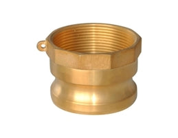 44916 (44-916) by Midland | Cam and Groove (Lite Pattern) | Type A | 2-1/2" Male Adapter x 2-1/2" Female NPT | Straight | Brass