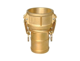 CGC-100-B1 by Midland | Cam and Groove | Type C | 1" Female Coupler x 1" Hose Shank | Brass