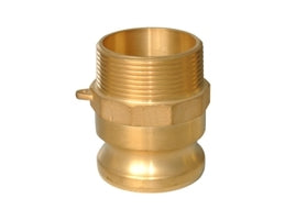 44966 (44-966) by Midland | Cam and Groove (Lite Pattern) | Type F | 2-1/2" Male Adapter x 2-1/2" Male NPT | Straight | Brass
