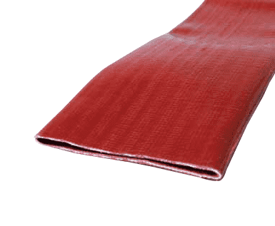 4504-8000 by Jason Industrial | 4504 Series | Water Discharge Hose | 60 PSI | 8" ID | 0.124" Wall Thickness | Wine Red | PVC | 300ft