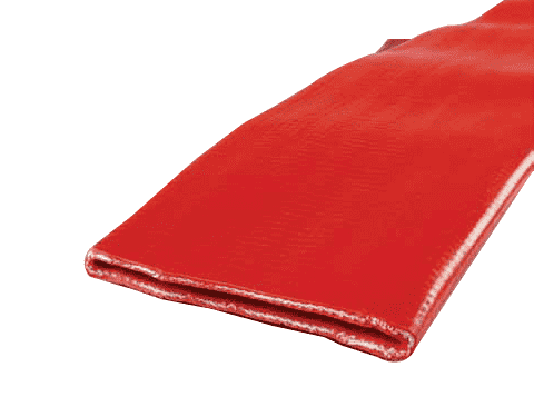 4515-2500 by Jason Industrial | 4515 Series | Water Discharge Hose | Heavy Duty | 125 PSI | 2-1/2" ID | 0.098" Wall Thickness | Red | PVC | 300ft