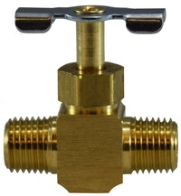 709108-04 by Midland | Lead Free Needle Valve | 1/4" Male Pipe x 1/4" Male Pipe | Brass | Replaces: 46051LF