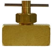 46056 by Midland | Needle Valve Fitting | 1/4" Female Pipe x 1/4" Female Pipe | Brass