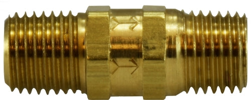 46500 "46-500" by Midland | High Pressure Check Valve | 1/4" Male NPT x 1/4" Male NPT | 2500 PSI | Brass
