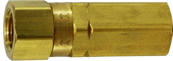 46517 "46-517" by Midland | High Pressure Check Valve | 3/8" Female Pipe x 3/8" Female Pipe | 3000 PSI | Brass