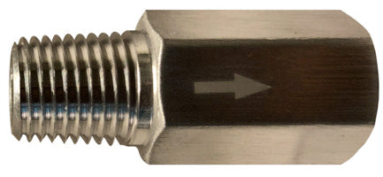 46524A (46-524A) by Midland | Marine Fitting | Anti-Siphon Valve | 3/8" Male Pipe x 3/8" Female Pipe | Straight | Aluminum