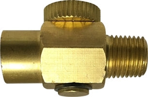 46615 by Midland | Pneumatic Volume Regulator | 1/4" FIP x 1/4" MIP | Brass