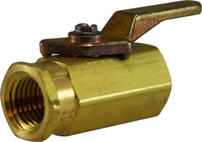 46923 by Midland | Miniature Ball Valve | 3/8" Female Pipe x 3/8" Female Pipe | Brass