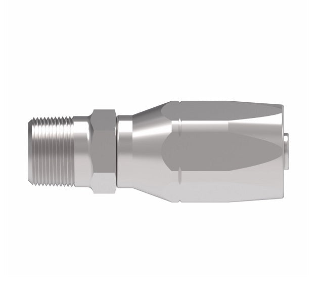4722-16-12S Aeroquip by Danfoss | Male Pipe 100R2 Skive Style Reusable Hose Fitting | -16 Male Pipe x -12 Reusable Hose End | Steel