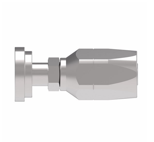 4744-24-20S Aeroquip by Danfoss | Code 61 Split Flange SAE J518 100R2 Skive Style Reusable Hose Fitting | -24 Code 61 Split Flange x -20 Reusable Hose End | Steel