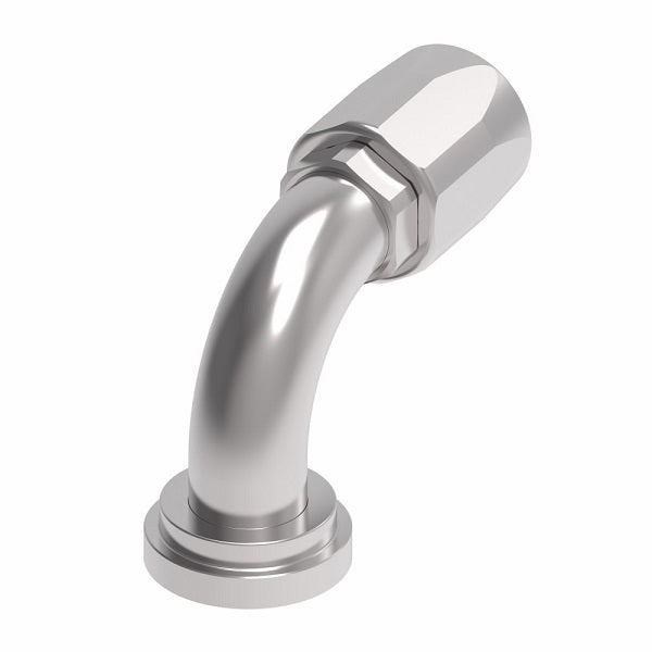 4779-16S Aeroquip by Danfoss | SAE Code 61 Split Flange 90° Elbow (SAE J518) 100R5 Reusable Hose Fitting | -16 Code 61 Split Flange x -16 Reusable Hose End | Steel
