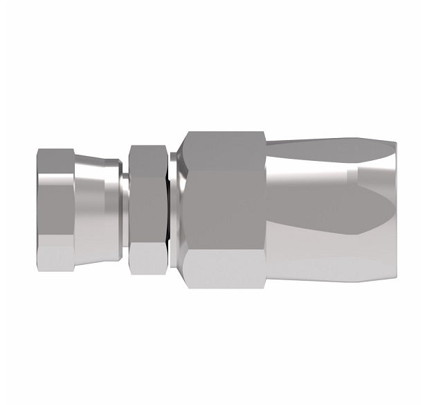 479501-8-8S Aeroquip by Danfoss | Female USF Swivel Power Steering & Air Brake Reusable Hose Fitting | -08 Female USF Swivel x -08 Reusable Hose End | Steel