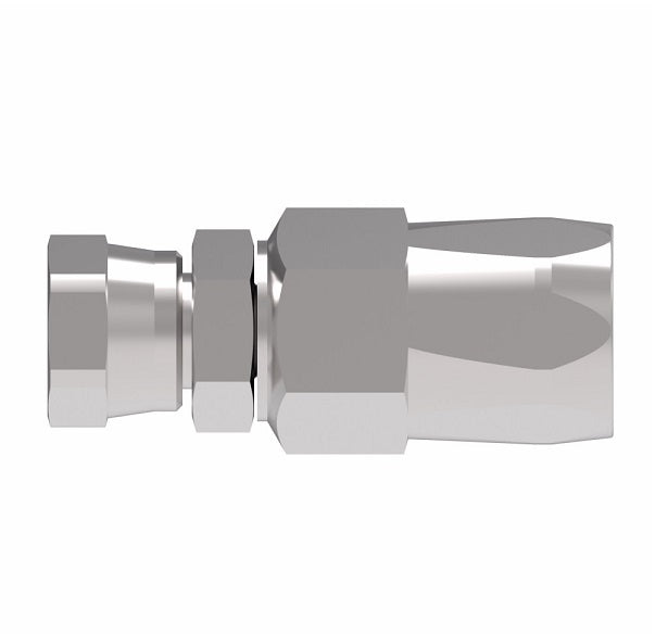 479601-6S Aeroquip by Danfoss | Female SAE 45° Swivel Power Steering & Air Brake Reusable Hose Fitting | -06 Female SAE 45° Swivel x -06 Reusable Hose End | Steel