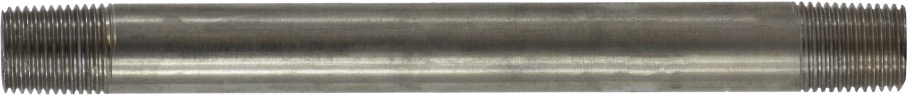 48006 by Midland | Schedule 40 Welded Nipple | 1/8" Diameter x 3-1/2" Length | 304 Stainless Steel