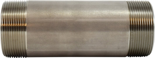 48163 by Midland | Schedule 40 Welded Nipple | 2" Diameter x 3-1/2" Length | 304 Stainless Steel