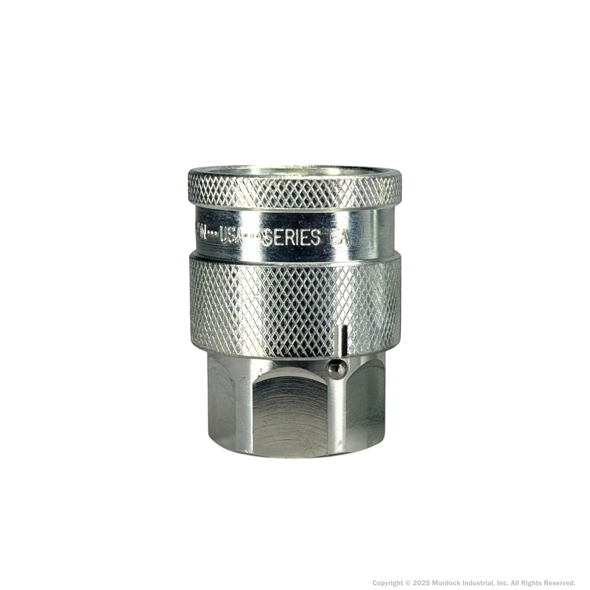 4EAF3 by Dixon Valve | Hydraulic Quick Disconnect Coupling | EA-Series | 3/8" Female NPTF x 1/2" Water-Blast Interchange | Socket | Nitrile Seal | Steel