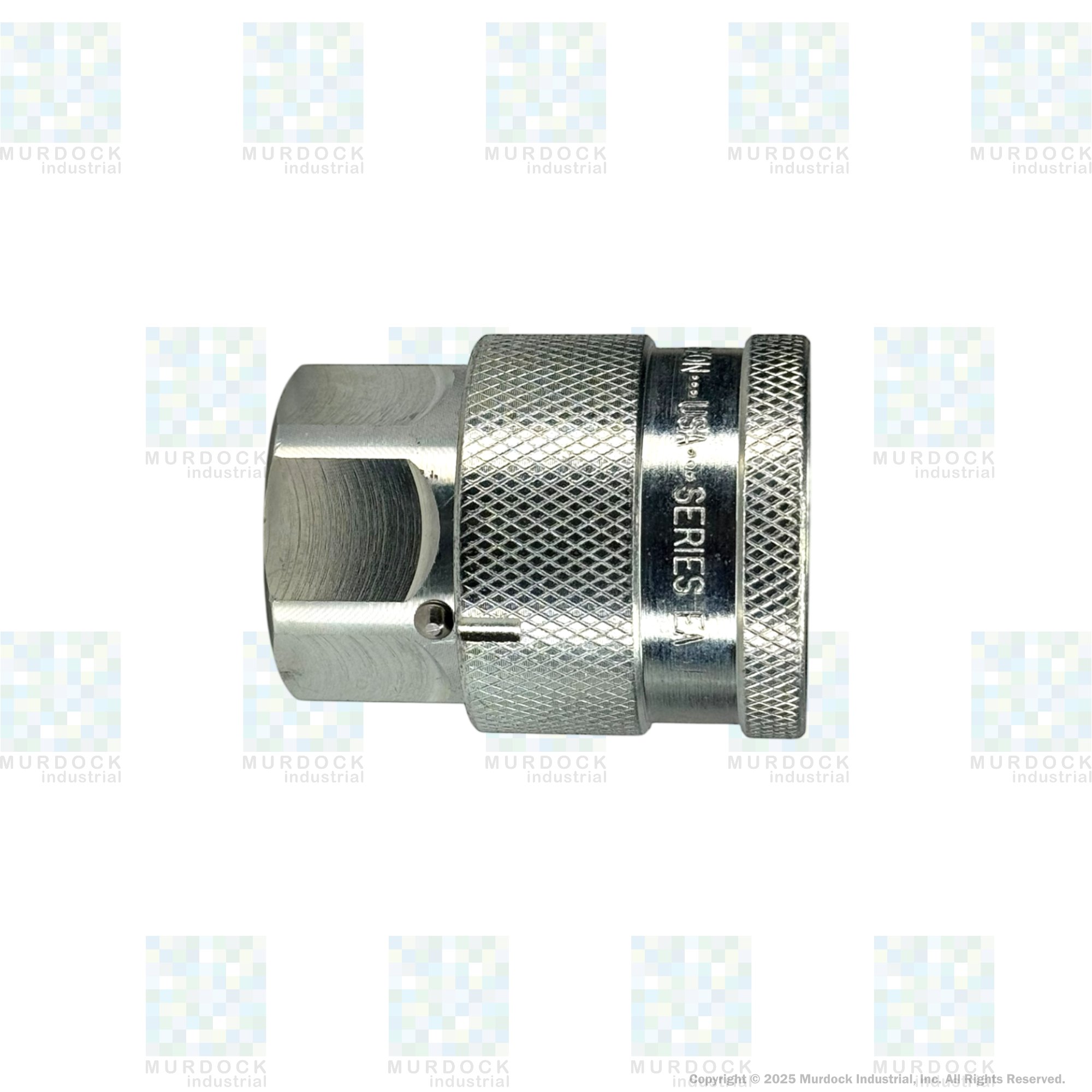 4EAF3 by Dixon Valve | Hydraulic Quick Disconnect Coupling | EA-Series | 3/8" Female NPTF x 1/2" Water-Blast Interchange | Socket | Nitrile Seal | Steel