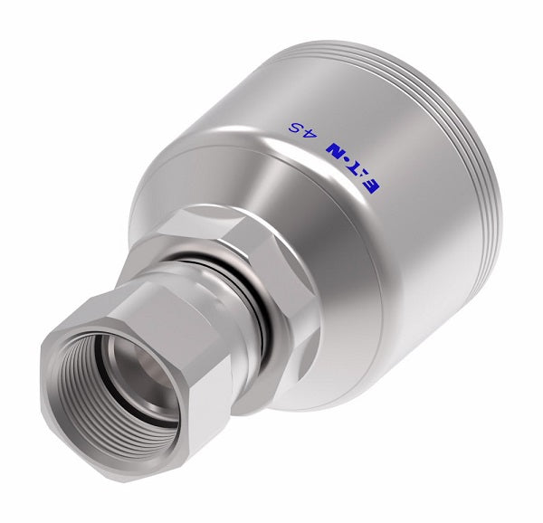 4SA16FJ12 Aeroquip by Danfoss | 4 Wire 4S Female JIC/37° Swivel (FJ) Crimp Fitting | -16 Female JIC/37° Swivel x -12 Hose Barb | Steel