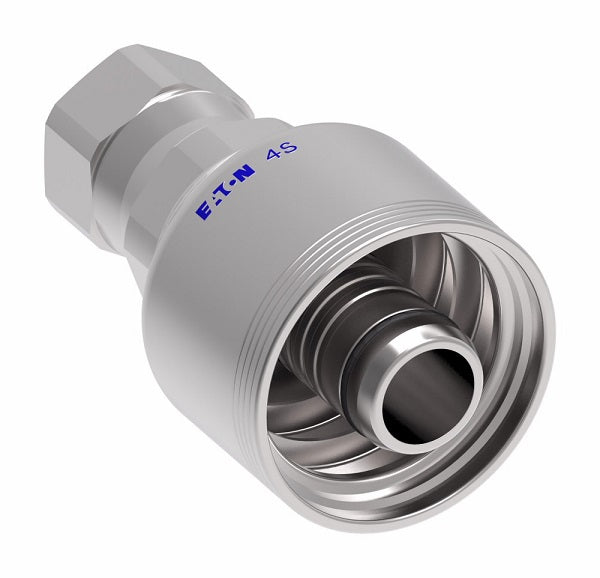 4SA16FJ12 Aeroquip by Danfoss | 4 Wire 4S Female JIC/37° Swivel (FJ) Crimp Fitting | -16 Female JIC/37° Swivel x -12 Hose Barb | Steel
