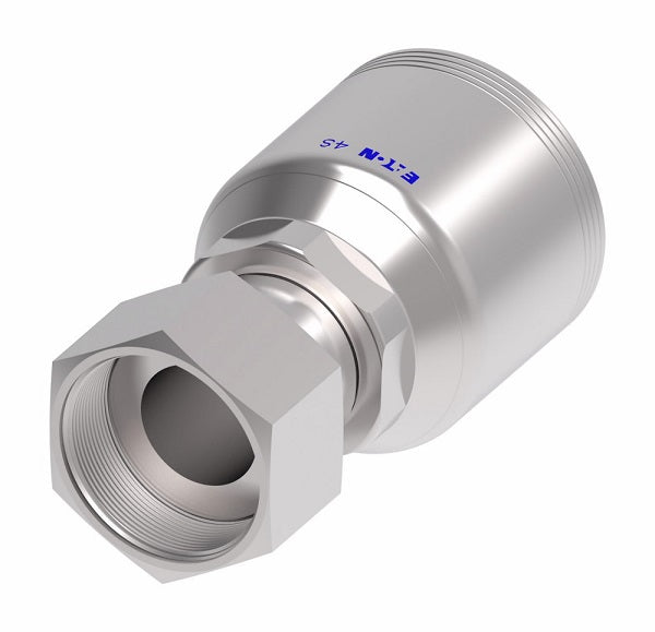 4SA20FR16 Aeroquip by Danfoss | 4 Wire 4S Female ORS Swivel (FR) Crimp Fitting | -20 Female O-Ring Face Seal Swivel x -16 Hose Barb | Steel