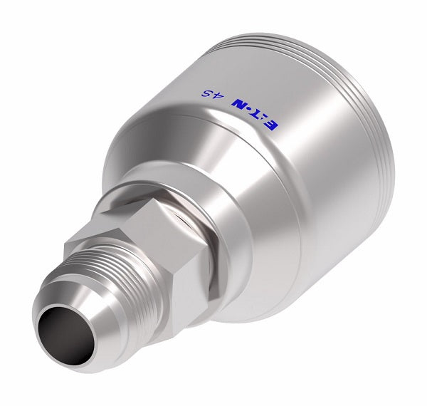 4SA8MJ6 Aeroquip by Danfoss | 4 Wire 4S Male JIC 37° (MJ) Crimp Fitting | -08 Male JIC 37° x -06 Hose Barb | Steel
