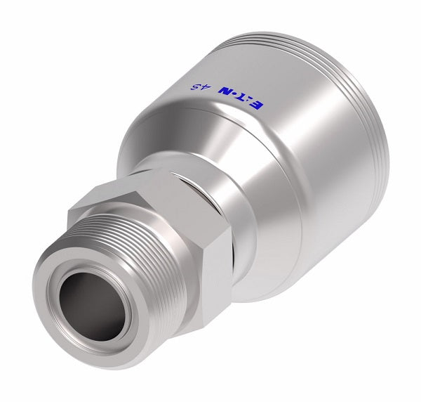 4SA12MR12 Aeroquip by Danfoss | 4 Wire 4S Male ORS Rigid (MR) Crimp Fitting | -12 Male O-Ring Face Seal x -12 Hose Barb | Steel