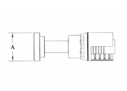 4SH47-20x24 by Couplamatic | Grip Crimp 4SH Series Coupling | 1-1/4" Hose ID x 1-1/2" Split Flange Size | Code 61 | Straight | Trivalent Zinc Plating