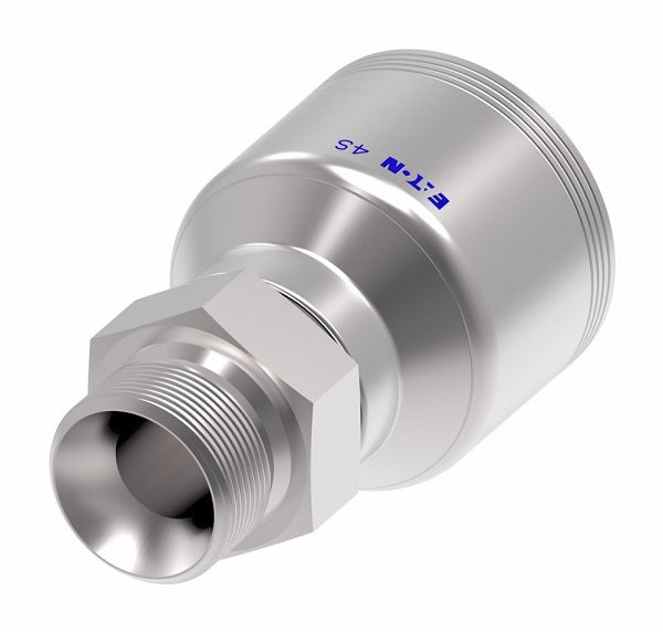 4S16BP16 Aeroquip by Danfoss | 4 Wire 4S BSP Male Parallel Rigid 60° Cone Seat (BP) Crimp Fitting | -16 Male BSPP Rigid x -16 Hose Barb | Steel