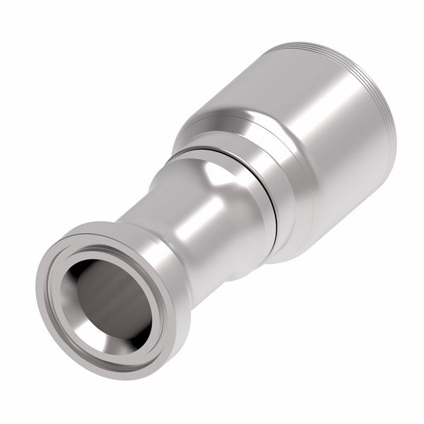 4S32CT32 Aeroquip by Danfoss | 4 Wire 4S CAT Flange (CT) Crimp Fitting | -32 CAT Flange x -32 Hose Barb | Steel