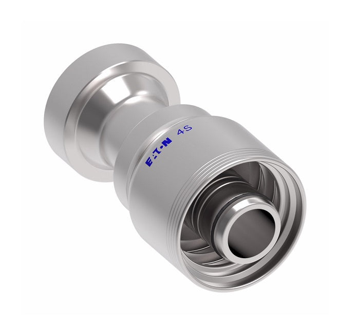 4S20CT20 Aeroquip by Danfoss | 4 Wire 4S CAT Flange (CT) Crimp Fitting | -20 CAT Flange x -20 Hose Barb | Steel