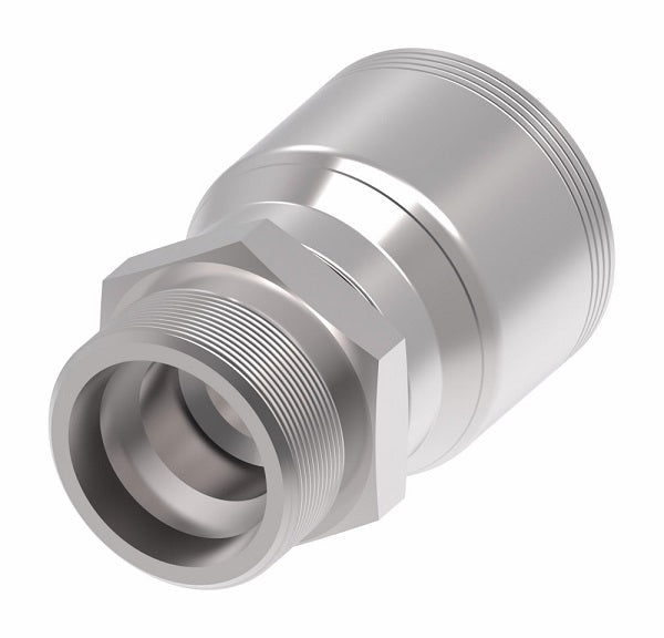 4S32EK20 Aeroquip by Danfoss | 4 Wire 4S Male DIN 24° Seat Rigid DKO (Heavy) (EK) Crimp Fitting | S38 Male DKO/DIN 24° Seat x -20 Hose Barb | Steel