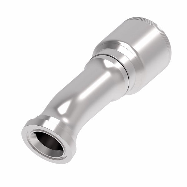 4S32FHD32 Aeroquip by Danfoss | 4 Wire 4S SAE Code 62 Flange 22.5° Elbow (FHD) Crimp Fitting | -32 Code 62 Flange x -32 Hose Barb | Steel