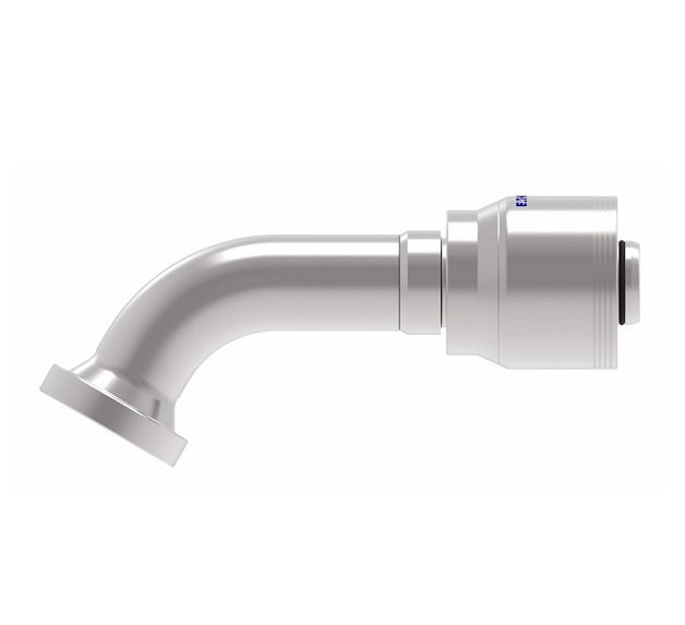 4S16FHG16 Aeroquip by Danfoss | 4 Wire 4S SAE Code 62 Flange 60° Elbow (FHG) Crimp Fitting | -16 Code 62 Flange x -16 Hose Barb | Steel