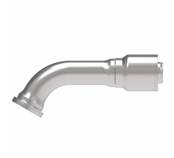 4S32FHG32 Aeroquip by Danfoss | 4 Wire 4S SAE Code 62 Flange 60° Elbow (FHG) Crimp Fitting | -32 Code 62 Flange x -32 Hose Barb | Steel