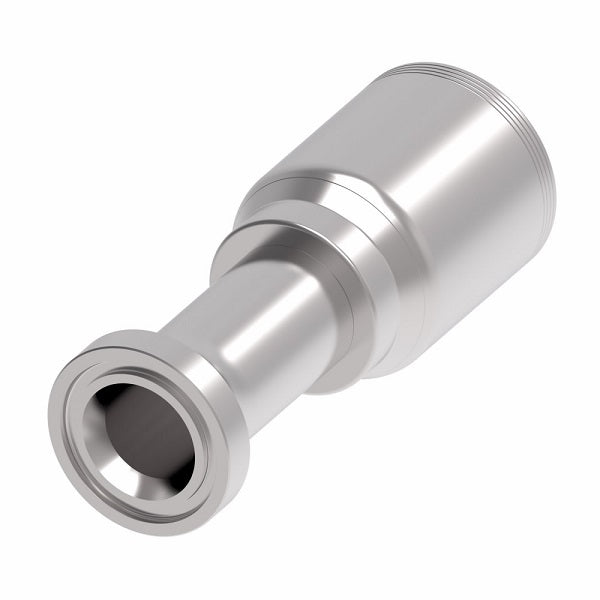4S24FH24 Aeroquip by Danfoss | 4 Wire 4S SAE Code 62 Flange (FH) Crimp Fitting | -24 Code 62 Flange x -24 Hose Barb | Steel