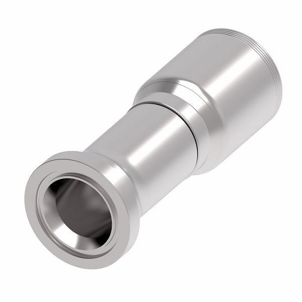 4S32FH24 Aeroquip by Danfoss | 4 Wire 4S SAE Code 62 Flange (FH) Crimp Fitting | -32 Code 62 Flange x -24 Hose Barb | Steel