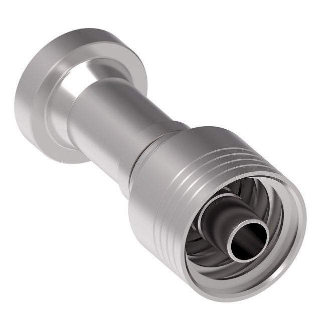 4S8FH8 Aeroquip by Danfoss | 4 Wire 4S SAE Code 62 Split Flange (FH) Crimp Fitting | -08 Code 62 Split Flange x -08 Hose Barb | Steel