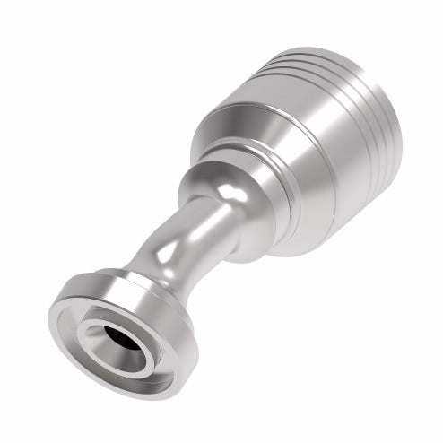 4S8FLD8 Aeroquip by Danfoss | 4 Wire 4S SAE Code 61 Split Flange 22-1/2° Elbow (FLD) Crimp Fitting | -08 Code 61 Split Flange x -08 Hose Barb | Steel