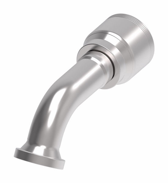 4S16FLG16 Aeroquip by Danfoss | 4 Wire 4S SAE Code 61 Flange 60° Elbow (FLG) Crimp Fitting | -16 Code 61 Flange x -16 Hose Barb | Steel