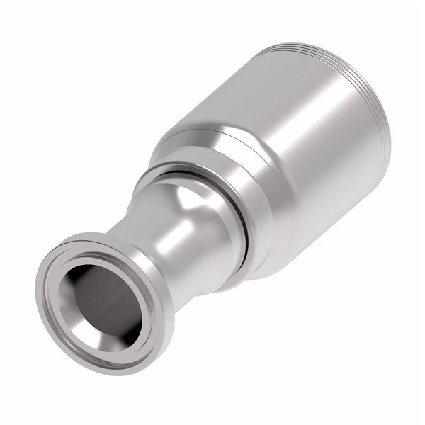 4S32FL32 Aeroquip by Danfoss | 4 Wire 4S SAE Code 61 Flange (FL) Crimp Fitting | -32 Code 61 Flange x -32 Hose Barb | Steel