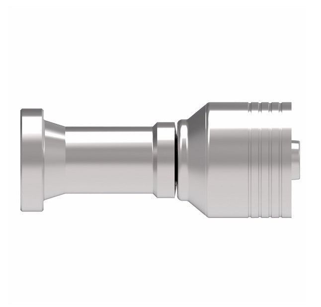 4S12FL8 Aeroquip by Danfoss | 4 Wire 4S SAE Code 61 Split Flange (FL) Crimp Fitting | -12 Code 61 Split Flange x -08 Hose Barb | Steel
