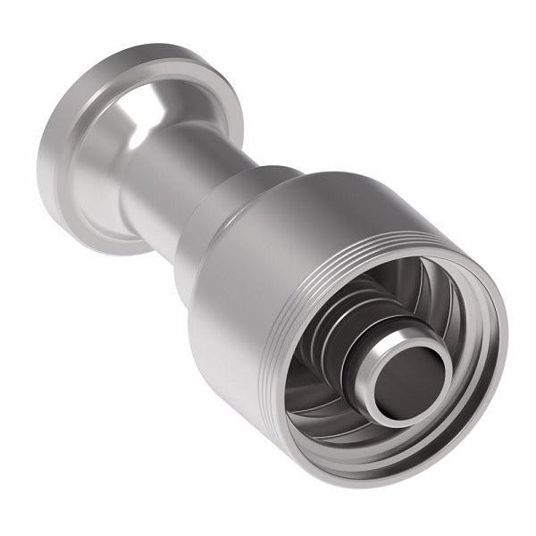 4S12FL10 Aeroquip by Danfoss | 4 Wire 4S SAE Code 61 Split Flange (FL) Crimp Fitting | -12 Code 61 Split Flange x -10 Hose Barb | Steel