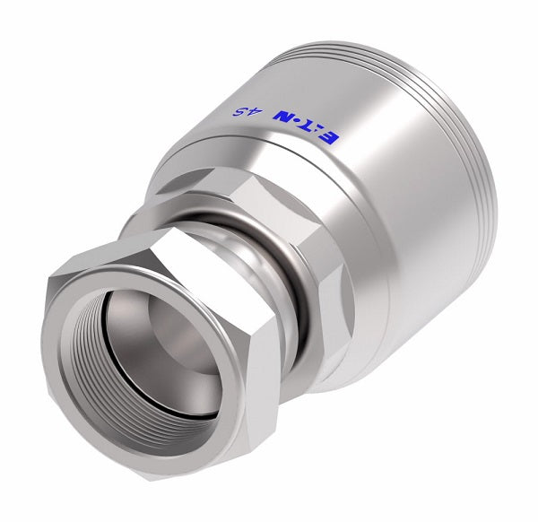 4S16JF16 Aeroquip by Danfoss | 4 Wire 4S JIS Female Swivel 30° Flare Seat (JF) Crimp Fitting | -16 Female BSPP Swivel x -16 Hose Barb | Steel