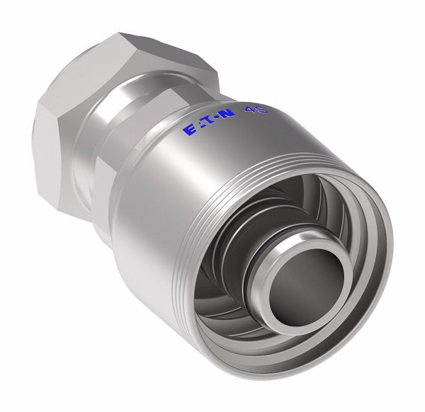 4S16JF16 Aeroquip by Danfoss | 4 Wire 4S JIS Female Swivel 30° Flare Seat (JF) Crimp Fitting | -16 Female BSPP Swivel x -16 Hose Barb | Steel